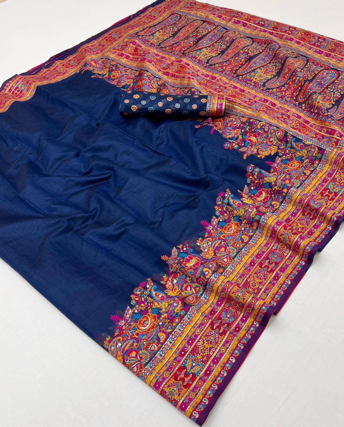 Rajtex pure pashmina Saree mumbai with price 